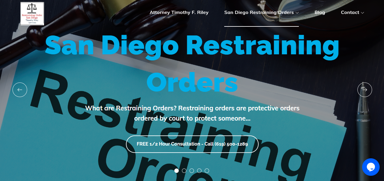 Restraining order lawyer website